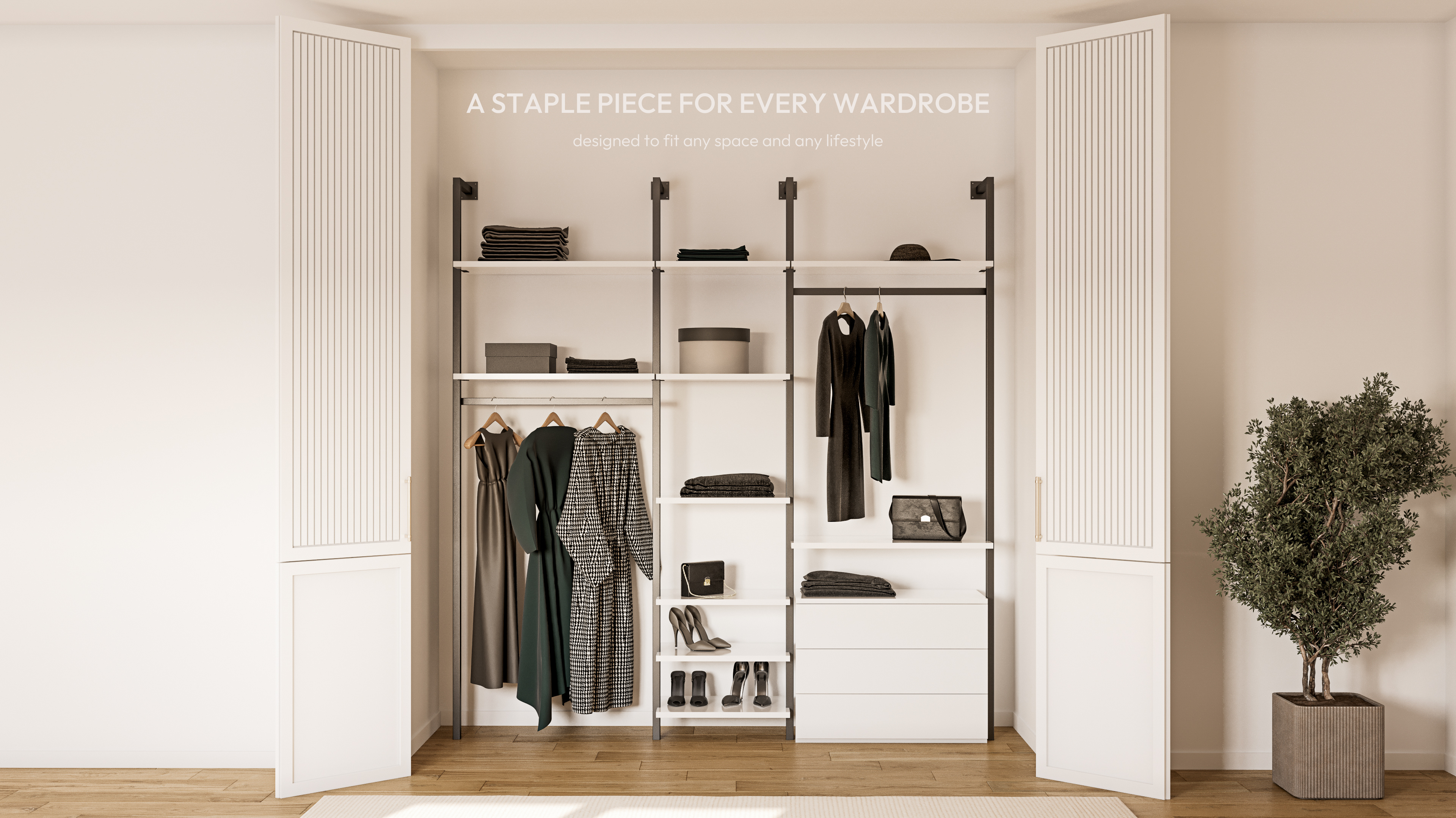 wardrobes, ready-to-assemble wardrobe, closet, walk-in robe