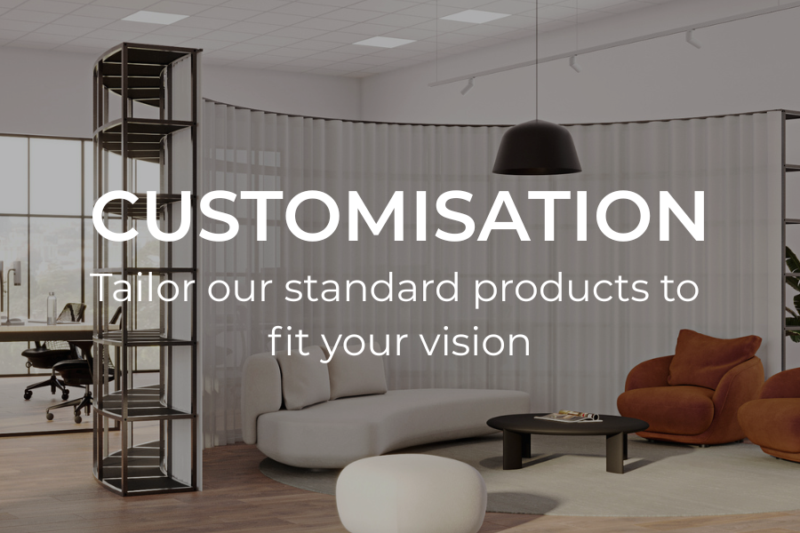 Customise our premium modular systems, allowing you to create a solution that’s uniquely yours.
