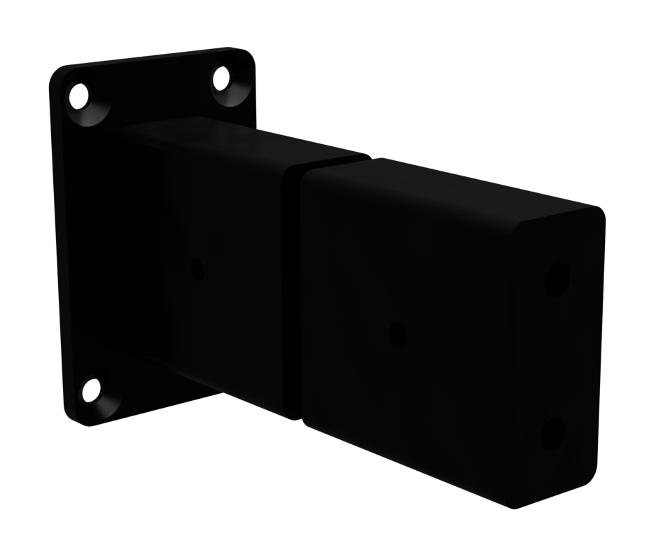 FlexiWALL+ Offset Bar Bracket Assembly Only Black Surestyle Limited