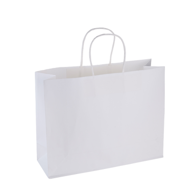White Kraft Paper Bags Large I Pack of 100 I Surestyle I Auckland, New ...