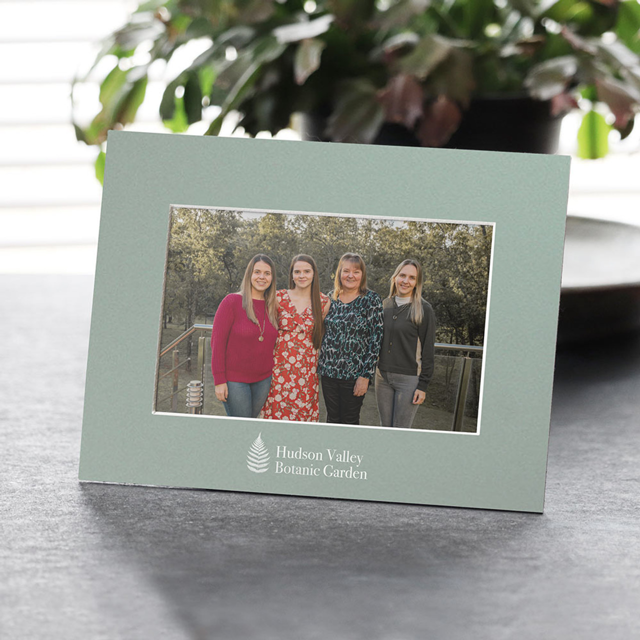 Sage Green Mat Board Frame with Bevel Cut Window and Easel Back –  Personalized