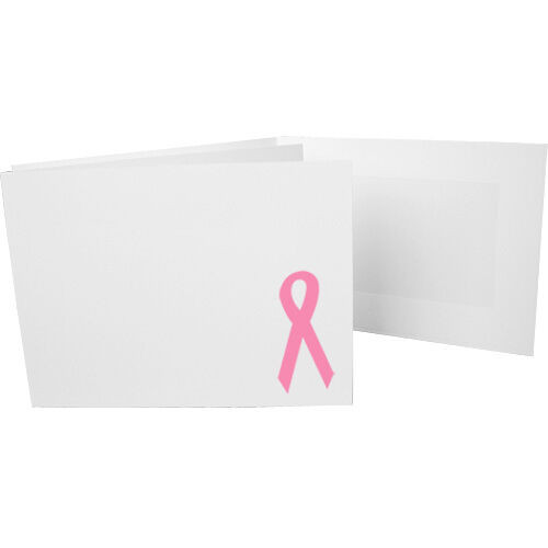 Personalized Pink Ribbon Photo Folder | Studio Style