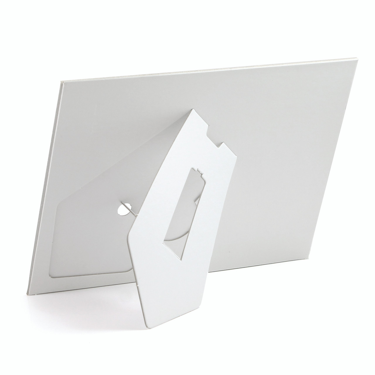 White Cardboard Photo Frame for 4 x 6 or 5 x 7 – Blank