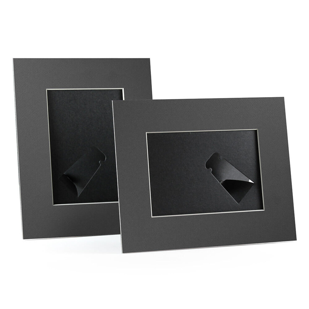 Gray Mat Board Frame for 4x6, 5x7, 8x10