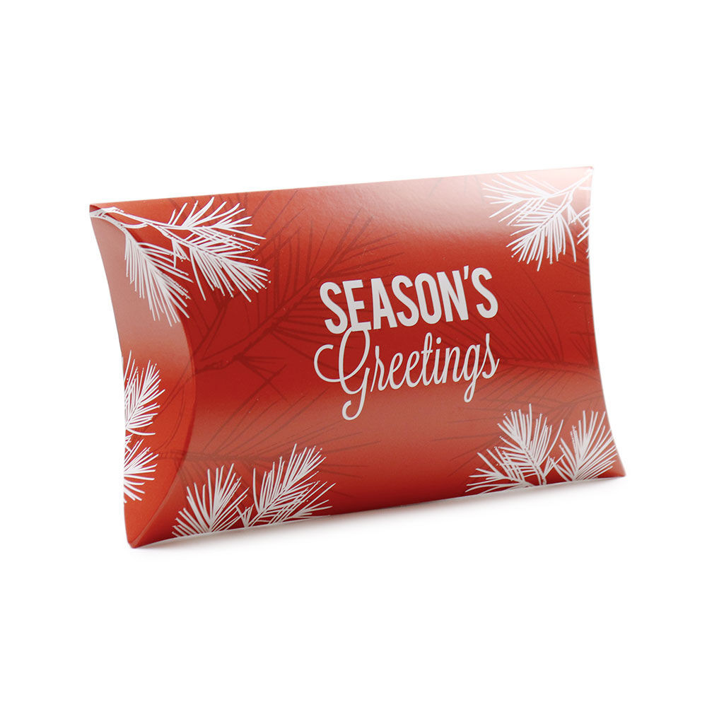 Holiday Pines Pillow Box, Christmas Party Favor Box Studio Style