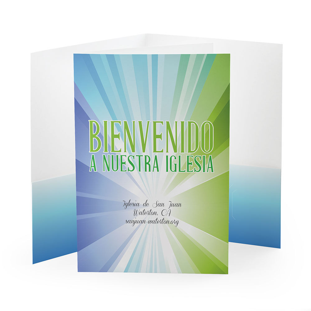 Welcome to Church 6x9 Folder | Easy Pocket Folders