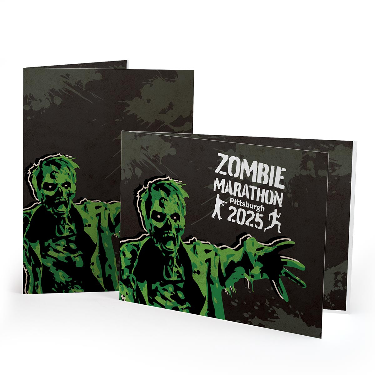 Halloween Zombie Photo Folder for 4x6, 5x7 | Studio Style