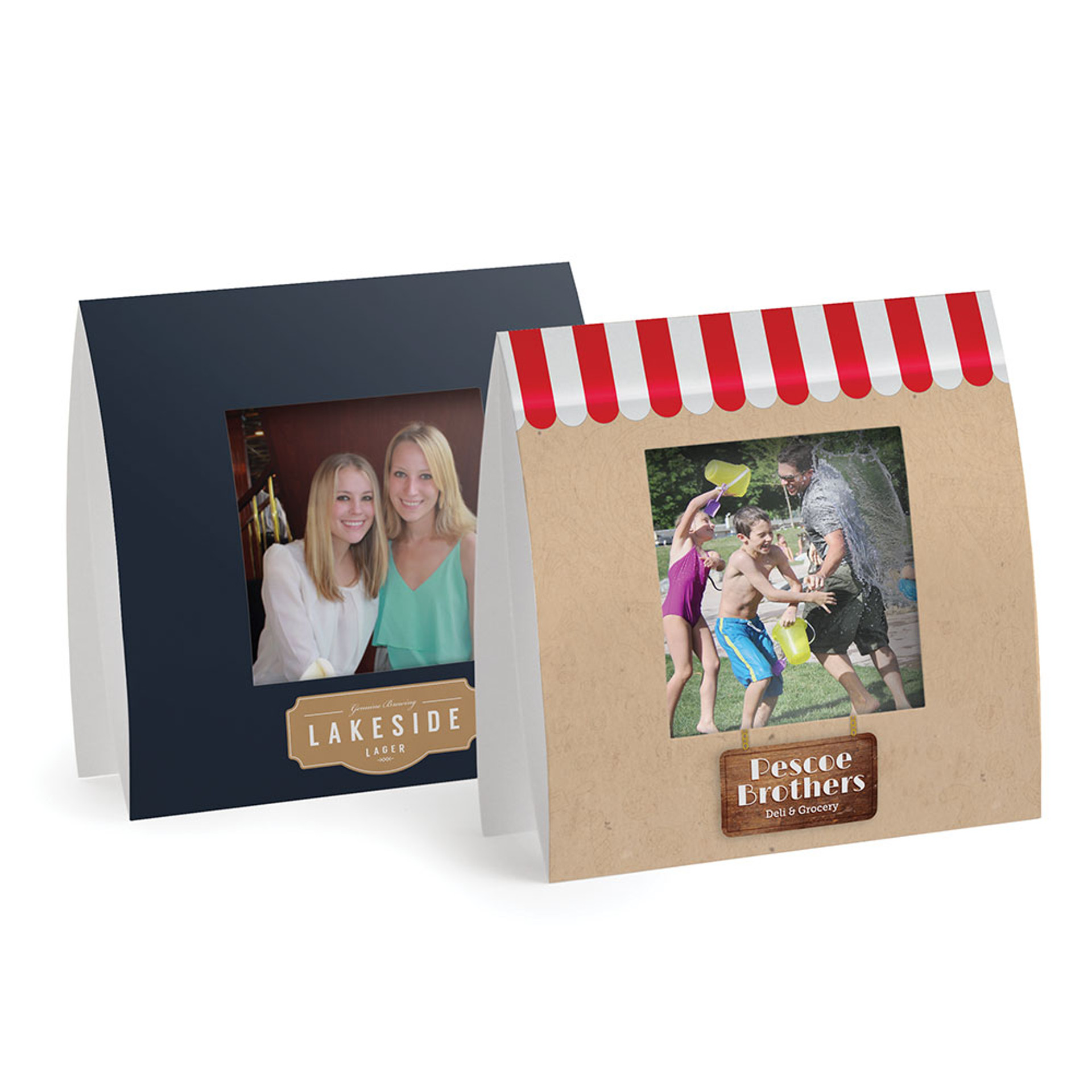 Custom Printed Portrait 4x6 Paper Photo Folders