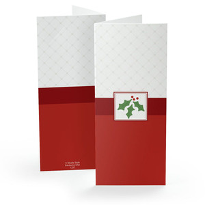 Christmas holly 2x6 photo booth picture strip holder Christmas holly 2x6 photo booth picture strip holder