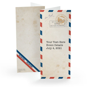USA Airmail Envelope designed 2x6 photo booth folder USA Airmail Envelope designed 2x6 photo booth folder