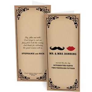 Vintage-designed 2x6 photo booth folder Vintage-designed 2x6 photo booth folder