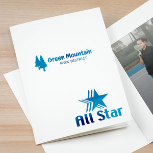 Custom sports photo folder for player portraits Custom sports photo folder for player portraits