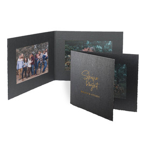 Custom Printed 5 x 3 1/2 Landscape Paper Photo Folders