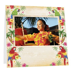 Tropical island luau themed Instax Wide paper picture frame Tropical island luau themed Instax Wide paper picture frame