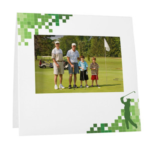 Golfer Instax paper frame Golfer Instax paper frame