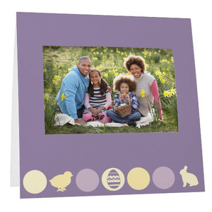 Pastel purple Easter Instax paper frame Pastel purple Easter Instax paper frame