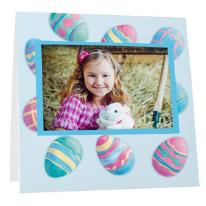 Watercolor Easter eggs Instax paper frame Watercolor Easter eggs Instax paper frame