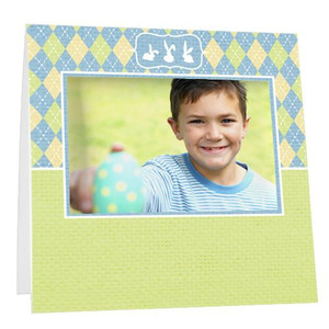 Easter argyle Instax paper frame Easter argyle Instax paper frame