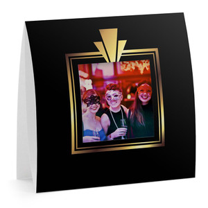 Gold border art deco Instax Mini frame for 1920s themed events Gold border art deco Instax Mini frame for 1920s themed events