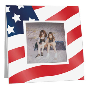 USA flag Polaroid frame USA flag Polaroid frame