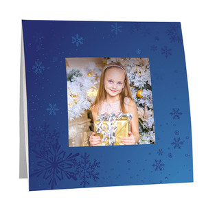 Winter snowflakes Polaroid frame Winter snowflakes Polaroid frame