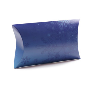 Blue snowflakes pillow box Blue snowflakes pillow box