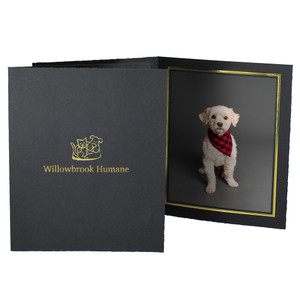 Personalized clearance black portrait folders Personalized clearance black portrait folders