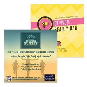 Custom printed square marketing mailers Custom printed square marketing mailers