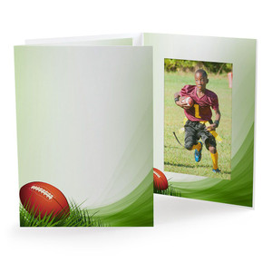 Football player portrait folder Football player portrait folder