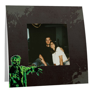 Halloween zombie-themed paper Polaroid picture frame Halloween zombie-themed paper Polaroid picture frame