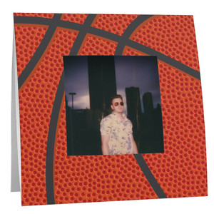 Basketball-themed Polaroid paper picture frame Basketball-themed Polaroid paper picture frame