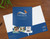 Custom printed 9x12 presentation folder with two pockets for healthcare organization Custom printed 9x12 presentation folder with two pockets for healthcare organization