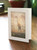Light-colored vertical photo insert card for nature photography Light-colored vertical photo insert card for nature photography