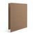 Back pf kraft card is blank