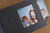 Slip-in photo folder for 4x6 holiday party pictures