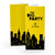 City skyline 2x6 photo booth folder with bold yellow and black design