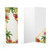 Pocket of tropical photo booth folder holds a 2x6 picture strip