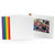 Gay pride photo folder with rainbow flag design