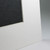 Cream mat board frame beveled edge detail