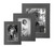 Gray cardboard frames in 4x6, 5x7, and 8x10