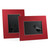Blank red cardboard photo frames Blank red cardboard photo frames