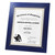 Blue certificate frame for eight by ten inserts Blue certificate frame for eight by ten inserts