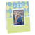 Easter bunny Instax Mini frame with pastel argyle design