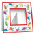 Polaroid frame with holiday lights design Polaroid frame with holiday lights design
