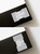 Business card slits hold a horizontal or vertical business card