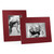 Blank burgundy cardboard frames in horizontal and vertical format Blank burgundy cardboard frames in horizontal and vertical format