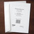 Plain white photo insert note card