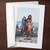 Blank white photo insert card for 4x6 picture