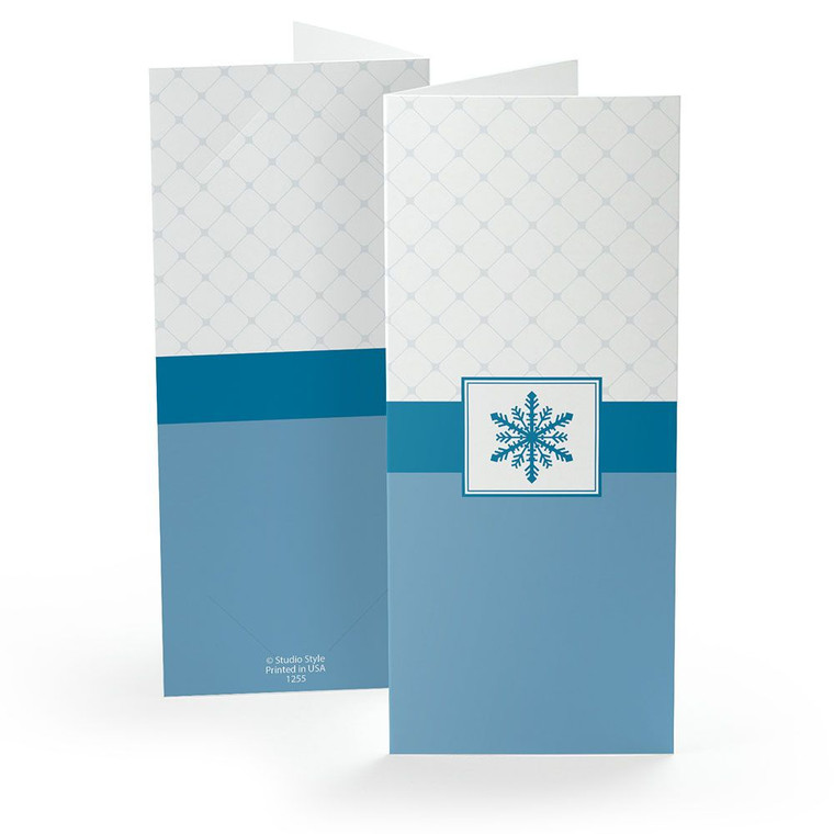 Holiday snowflake photo booth folder