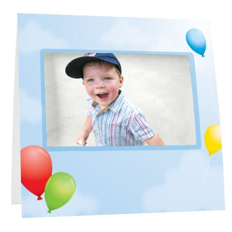 Colorful balloons Instax paper picture frame